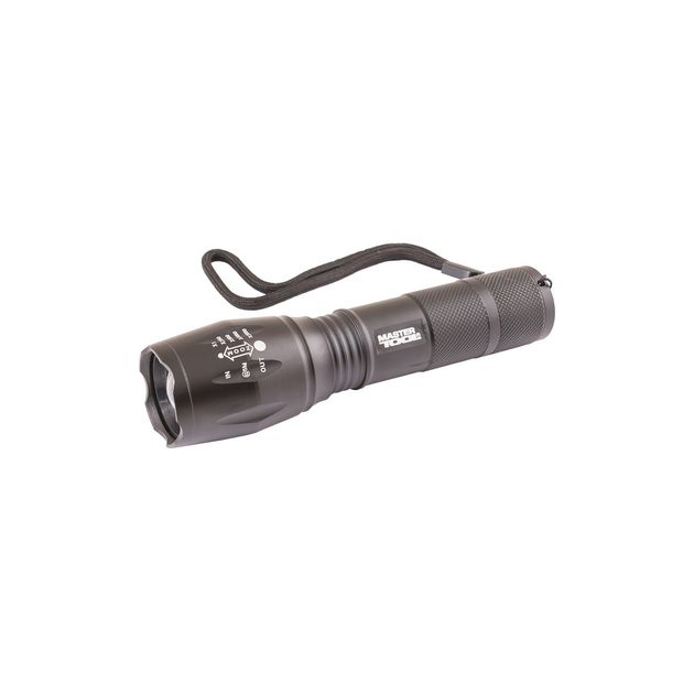 Фонарик MASTERTOOL с фокусировкой, 5 режимов, CREE XM-L T6, 130x38x28 мм, фото , изображение 2 | SNABZHENIE.com.ua Фонарик MASTERTOOL с фокусировкой, 5 режимов, CREE XM-L T6, 130x38x28 мм, фото , изображение 2 | SNABZHENIE.com.ua