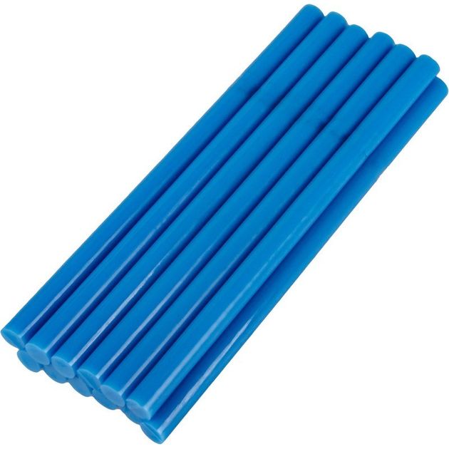 Стержні клеєві MASTERTOOL 11.2х200 мм 12 шт сині 42-1154, фото  | SNABZHENIE.com.ua