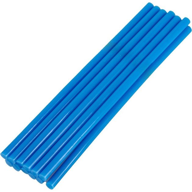 Клеевые стержни MASTERTOOL 7.2х200 мм, 12 шт, синие, 42-1155, фото  | SNABZHENIE.com.ua