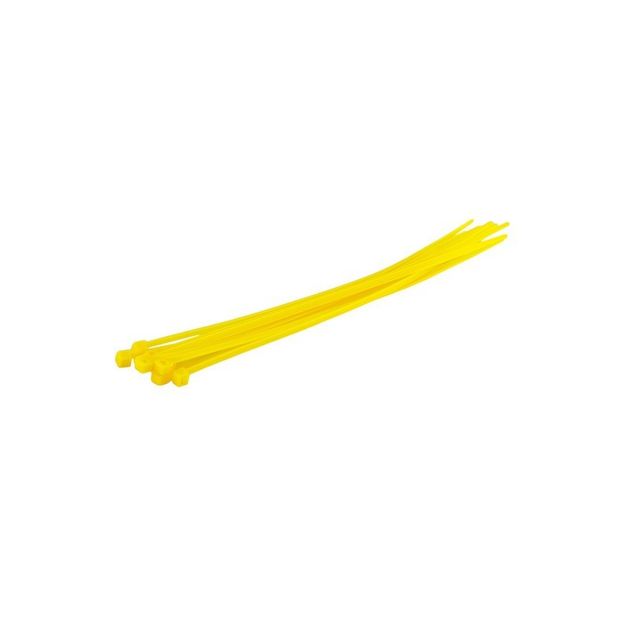 Хомут пластиковый MASTERTOOL 3.6х200 мм, 100 шт, желтый, 20-1721, фото  | SNABZHENIE.com.ua