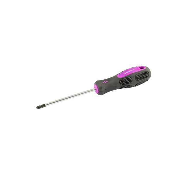 Отвёртка крестовая MASTERTOOL PZ1x100 мм 48-5710, фото  | SNABZHENIE.com.ua