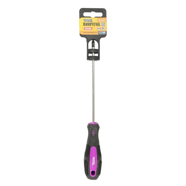 Отвёртка крестовая MASTERTOOL РZ1 150 мм 48-5715, фото , изображение 2 | SNABZHENIE.com.ua Отвёртка крестовая MASTERTOOL РZ1 150 мм 48-5715, фото , изображение 2 | SNABZHENIE.com.ua