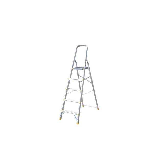 Стремянка алюминиевая MASTERTOOL 5 ступеней, max 150 кг, 79-1105, фото  | SNABZHENIE.com.ua