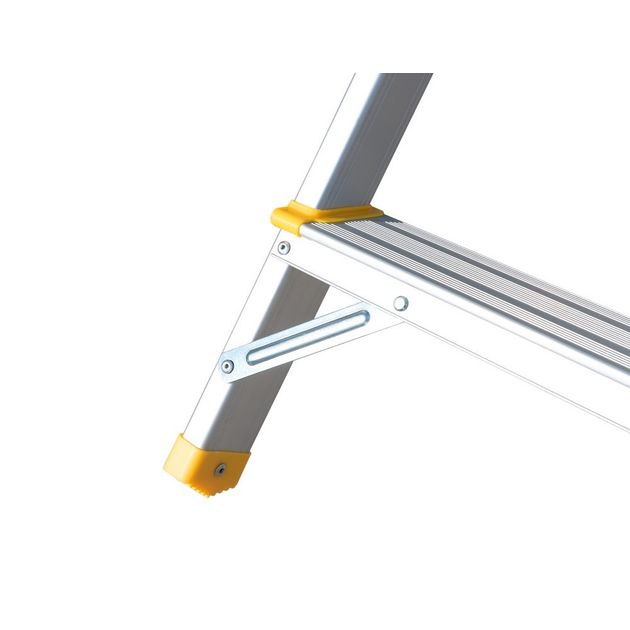 Стремянка алюминиевая MASTERTOOL 7 ступеней, 1500 мм, до 150 кг, фото , изображение 8 | SNABZHENIE.com.ua