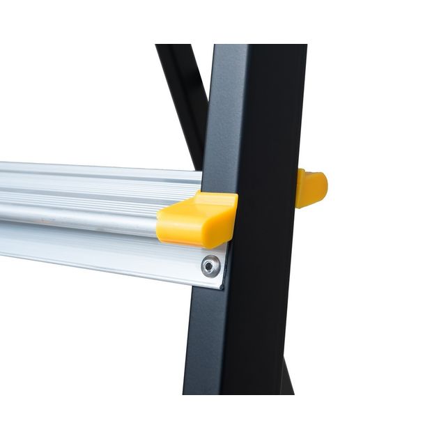 Стремянка MASTERTOOL 4 ступени, сталь+алюминий, макс 150 кг, фото , изображение 5 | SNABZHENIE.com.ua Стремянка MASTERTOOL 4 ступени, сталь+алюминий, макс 150 кг, фото , изображение 5 | SNABZHENIE.com.ua