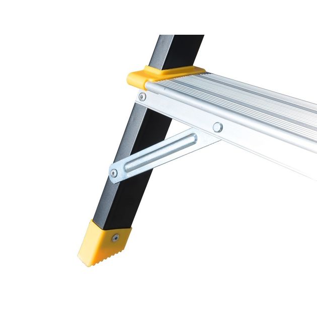 Стремянка MASTERTOOL 4 ступени, сталь+алюминий, макс 150 кг, фото , изображение 8 | SNABZHENIE.com.ua Стремянка MASTERTOOL 4 ступени, сталь+алюминий, макс 150 кг, фото , изображение 8 | SNABZHENIE.com.ua