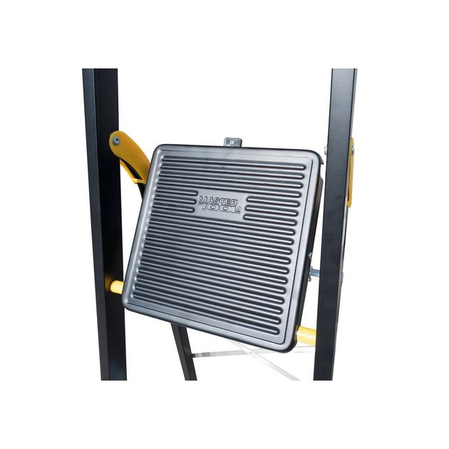 Стремянка MASTERTOOL 6 ступеней, сталь+алюминий, h=1282 мм, макс. 150 кг, фото , изображение 2 | SNABZHENIE.com.ua Стремянка MASTERTOOL 6 ступеней, сталь+алюминий, h=1282 мм, макс. 150 кг, фото , изображение 2 | SNABZHENIE.com.ua