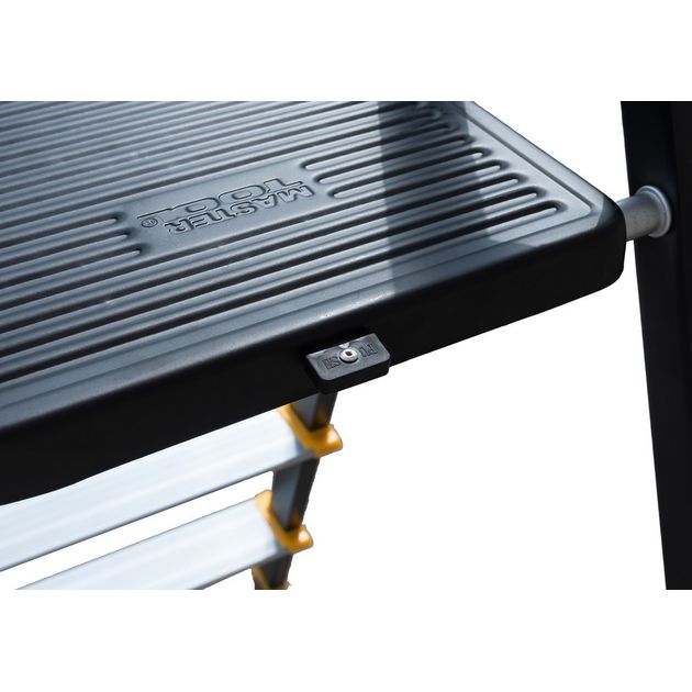 Стремянка MASTERTOOL 6 ступеней, сталь+алюминий, h=1282 мм, макс. 150 кг, фото , изображение 3 | SNABZHENIE.com.ua Стремянка MASTERTOOL 6 ступеней, сталь+алюминий, h=1282 мм, макс. 150 кг, фото , изображение 3 | SNABZHENIE.com.ua