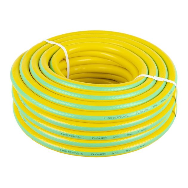 Шланг для полива MASTERTOOL FLOWER 3/4" 25 м желтый, фото  | SNABZHENIE.com.ua