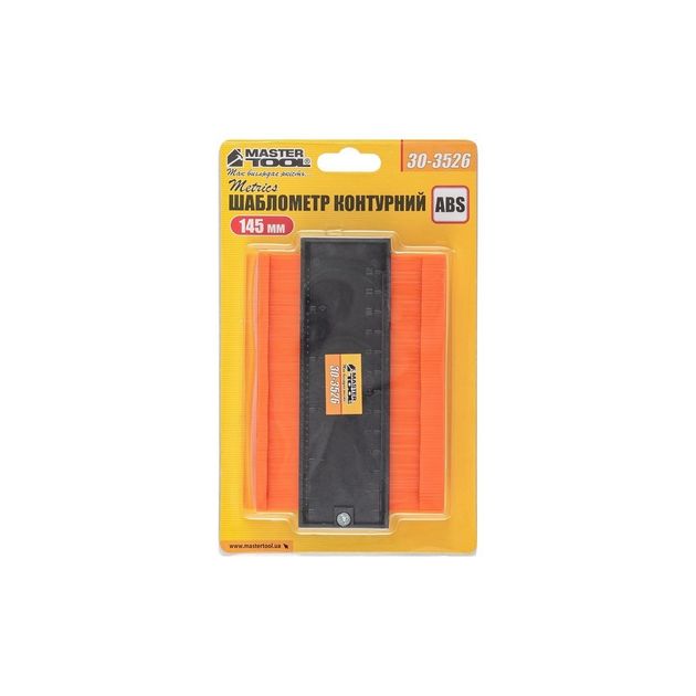 Шаблометр контурный MASTERTOOL 145х100 мм 30-3526, фото , изображение 5 | SNABZHENIE.com.ua