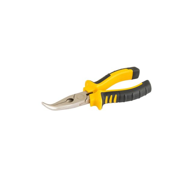 Щипці гнуті MASTERTOOL 160 мм С55 HRC 45~50 23-3160, фото  | SNABZHENIE.com.ua