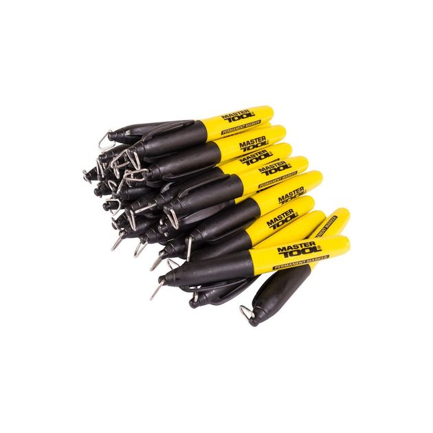 Маркер перманентный MASTERTOOL черный, 80 шт, артикул 14-1820, фото , изображение 2 | SNABZHENIE.com.ua Маркер перманентный MASTERTOOL черный, 80 шт, артикул 14-1820, фото , изображение 2 | SNABZHENIE.com.ua