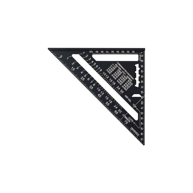 Угольник плотника MASTERTOOL SWANSON 180 мм алюмінієвий 30-3518, фото , зображення 2 | SNABZHENIE.com.ua