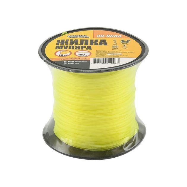 Леска каменщика MASTERTOOL 1.0 мм 100 м катушка 30-0608, фото , изображение 2 | SNABZHENIE.com.ua Леска каменщика MASTERTOOL 1.0 мм 100 м катушка 30-0608, фото , изображение 2 | SNABZHENIE.com.ua