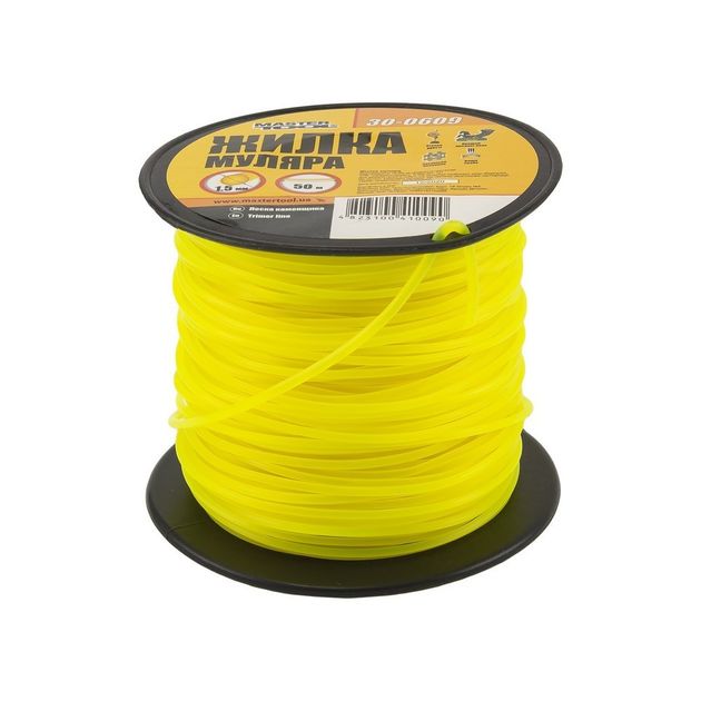 Леска каменщика MASTERTOOL 1.5 мм 50 м катушка 30-0609, фото  | SNABZHENIE.com.ua