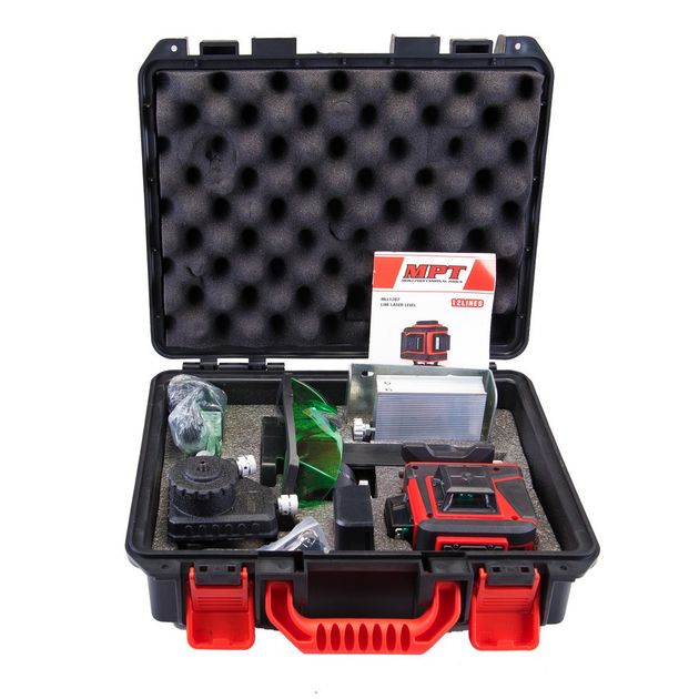 Уровень лазерный MPT PROFI H360+ 3 головки GREEN, 45 м, Li-ion, сумка, фото , изображение 7 | SNABZHENIE.com.ua Уровень лазерный MPT PROFI H360+ 3 головки GREEN, 45 м, Li-ion, сумка, фото , изображение 7 | SNABZHENIE.com.ua