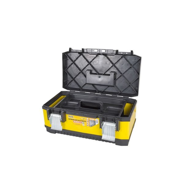 Ящик для инструмента MASTERTOOL 19.5, металл, 498x289x222 мм, 79-2920, фото , изображение 2 | SNABZHENIE.com.ua Ящик для инструмента MASTERTOOL 19.5, металл, 498x289x222 мм, 79-2920, фото , изображение 2 | SNABZHENIE.com.ua