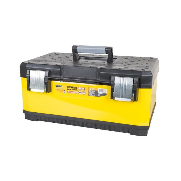 Ящик для інструмента MASTERTOOL 21 (556х366х266 мм) металевий корпус, металеві замки 79-2921, фото  | SNABZHENIE.com.ua