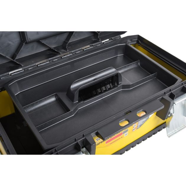 Ящик для інструмента MASTERTOOL 21 (556х366х266 мм) металевий корпус, металеві замки 79-2921, фото , зображення 3 | SNABZHENIE.com.ua Ящик для інструмента MASTERTOOL 21 (556х366х266 мм) металевий корпус, металеві замки 79-2921, фото , зображення 3 | SNABZHENIE.com.ua