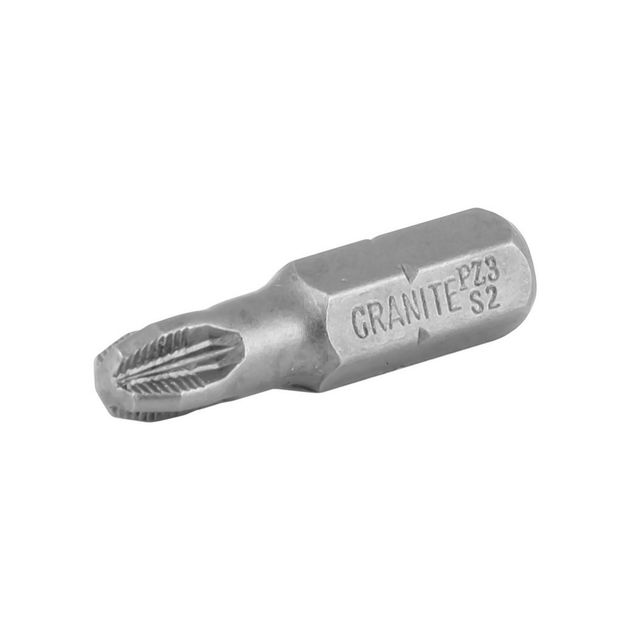 Насадки отвёрточные GRANITE PZ3x25 мм S2 2 шт 10-93-250, фото  | SNABZHENIE.com.ua