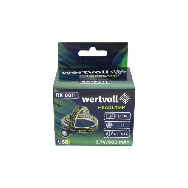 Фонарь налобный WERTVOLL, 3 режима, Li-ion 600 mAh, IP44, ABS 71х62х37 мм, фото , изображение 5 | SNABZHENIE.com.ua Фонарь налобный WERTVOLL, 3 режима, Li-ion 600 mAh, IP44, ABS 71х62х37 мм, фото , изображение 5 | SNABZHENIE.com.ua