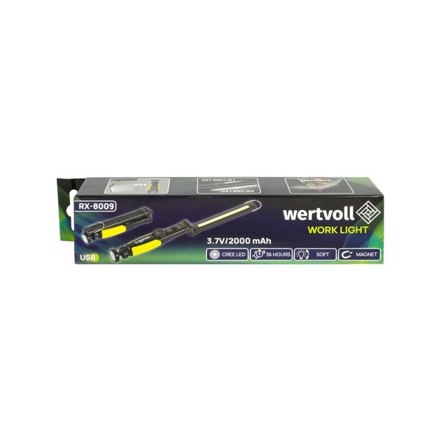 Фонарь инспекционный магнитный WERTVOLL CREELED/COBLED 2000 мАч IP44, фото , изображение 10 | SNABZHENIE.com.ua Фонарь инспекционный магнитный WERTVOLL CREELED/COBLED 2000 мАч IP44, фото , изображение 10 | SNABZHENIE.com.ua