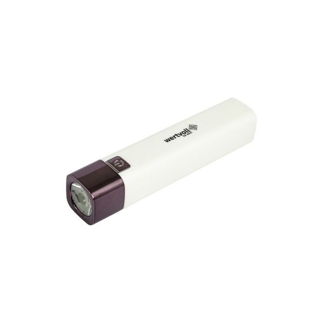 Фонарь WERTVOLL LED 1200 мАч, 3 режима, 7000K, 80 лм, белый, 122х25 мм, фото  | SNABZHENIE.com.ua