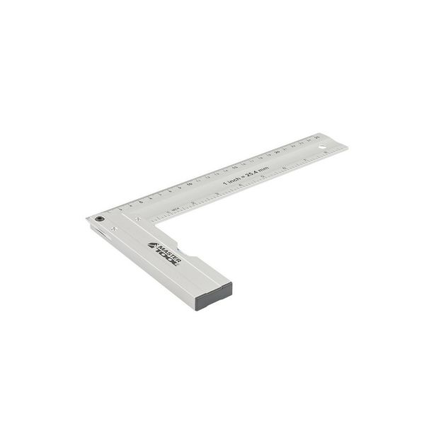 Угольник будівельний MASTERTOOL 250 мм AL-AL капсула 0.5 мм/1 м 30-4250, фото  | SNABZHENIE.com.ua