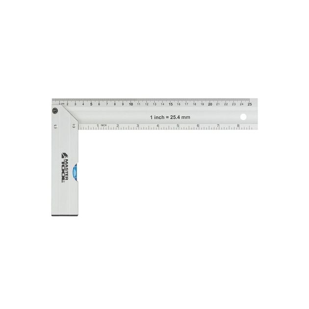 Угольник строительный MASTERTOOL 250 мм, капсула 0.5 мм/1 м, фото , изображение 2 | SNABZHENIE.com.ua Угольник строительный MASTERTOOL 250 мм, капсула 0.5 мм/1 м, фото , изображение 2 | SNABZHENIE.com.ua