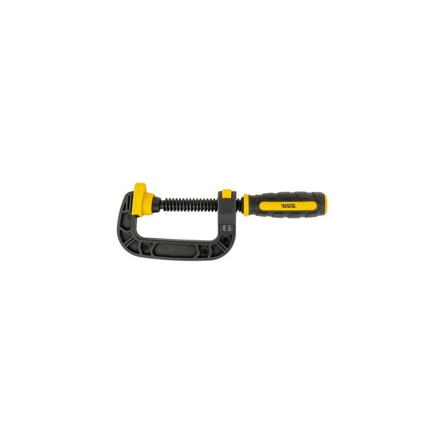 Струбцина нейлонова MASTERTOOL тип G 50 мм сила зажаття 250 Н 07-0101, фото  | SNABZHENIE.com.ua