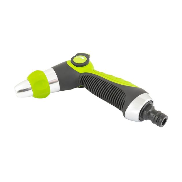 Пістолет для поливу MASTERTOOL 1/2 корпус ABS+метал TPR покриття плавна регулювання потоку води 92-9343, фото , зображення 3 | SNABZHENIE.com.ua Пістолет для поливу MASTERTOOL 1/2 корпус ABS+метал TPR покриття плавна регулювання потоку води 92-9343, фото , зображення 3 | SNABZHENIE.com.ua