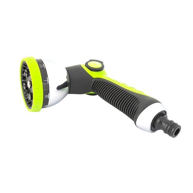 Пістолет для поливу MASTERTOOL 1/2 корпус ABS+метал TPR покриття 10 режимів плавна регулювання потоку, фото , зображення 3 | SNABZHENIE.com.ua Пістолет для поливу MASTERTOOL 1/2 корпус ABS+метал TPR покриття 10 режимів плавна регулювання потоку, фото , зображення 3 | SNABZHENIE.com.ua