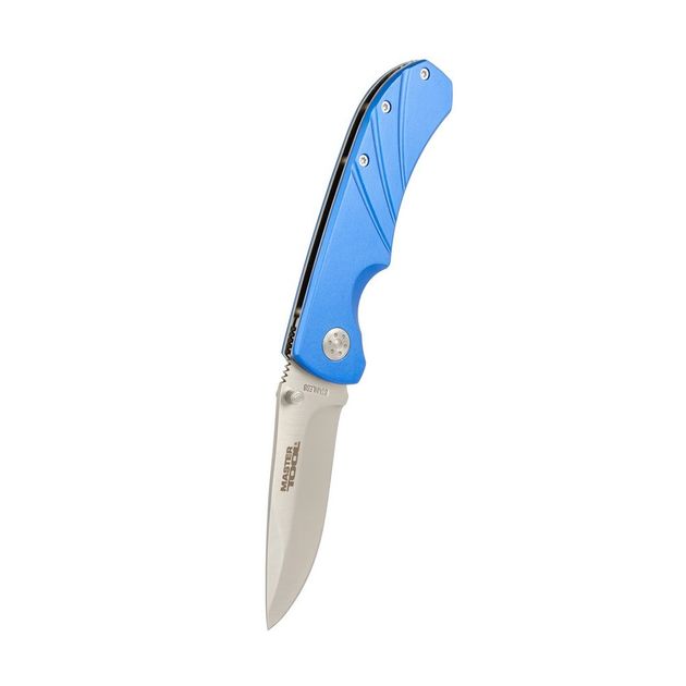 Складной нож MASTERTOOL TITAN, нержавеющее лезвие, алюминий 79-0122, фото  | SNABZHENIE.com.ua