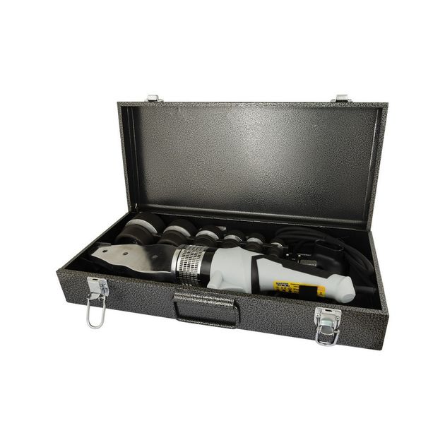 Паяльник для пластикових труб MASTERTOOL 20-63 мм 2450Вт/220V/50Hz 0-300°С IP44, LED-індикація, мет. кейс/акс, фото , зображення 5 | SNABZHENIE.com.ua Паяльник для пластикових труб MASTERTOOL 20-63 мм 2450Вт/220V/50Hz 0-300°С IP44, LED-індикація, мет. кейс/акс, фото , зображення 5 | SNABZHENIE.com.ua