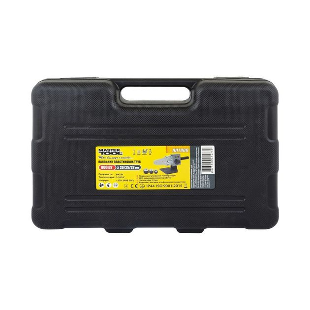 Паяльник для пластикових труб 20-32 мм 800Вт/220V/50Hz 0-300°С IP44, LED-індикація, пластиковий кейс, фото , зображення 7 | SNABZHENIE.com.ua Паяльник для пластикових труб 20-32 мм 800Вт/220V/50Hz 0-300°С IP44, LED-індикація, пластиковий кейс, фото , зображення 7 | SNABZHENIE.com.ua