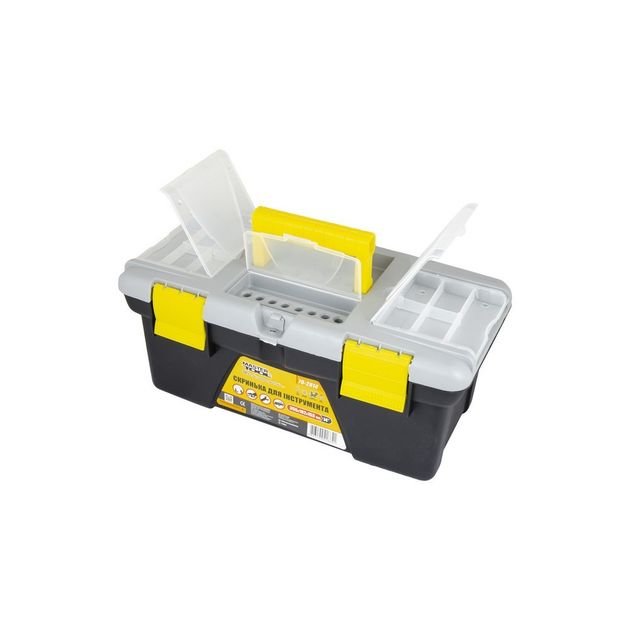 Скриня для инструментов з замками, органайзери, 14 355*182*153 мм MASTERTOOL 79-2814, фото , изображение 2 | SNABZHENIE.com.ua