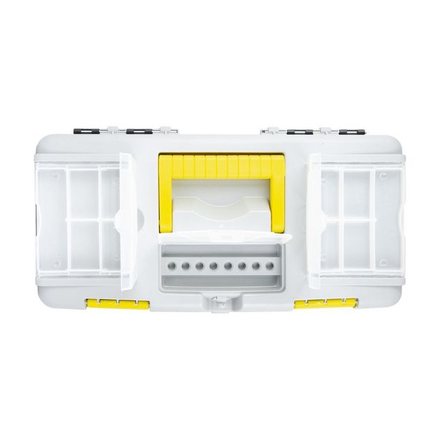 Скриня для инструментов з замками, органайзери, 14 355*182*153 мм MASTERTOOL 79-2814, фото , изображение 6 | SNABZHENIE.com.ua