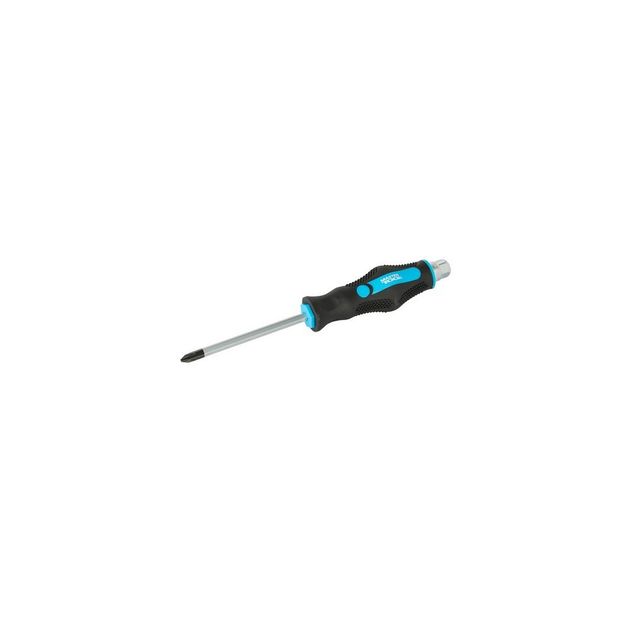 Отвёртка ударная крестовая MASTERTOOL PH2х100 мм с TPR ручкой 49-6210, фото  | SNABZHENIE.com.ua