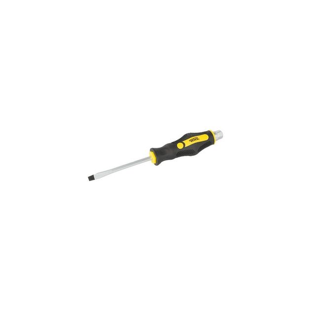 Ударная шлицевая отвертка MASTERTOOL SL6х100 мм с TPR ручкой 49-6610, фото  | SNABZHENIE.com.ua