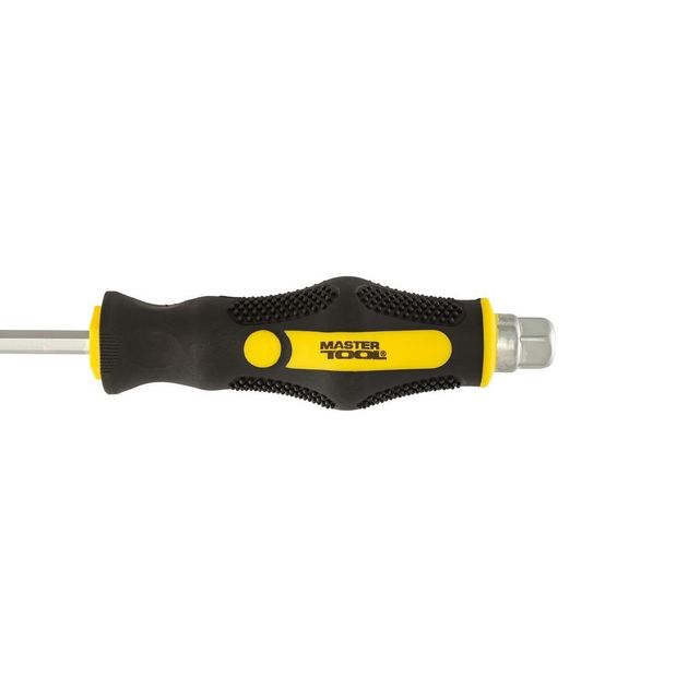 Ударная шлицевая отвертка MASTERTOOL SL6х100 мм с TPR ручкой 49-6610, фото , изображение 4 | SNABZHENIE.com.ua Ударная шлицевая отвертка MASTERTOOL SL6х100 мм с TPR ручкой 49-6610, фото , изображение 4 | SNABZHENIE.com.ua