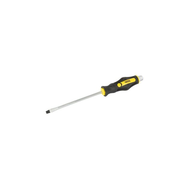 Ударная шлицевая отвертка MASTERTOOL SL6х150 мм, TPR ручка 49-6615, фото  | SNABZHENIE.com.ua