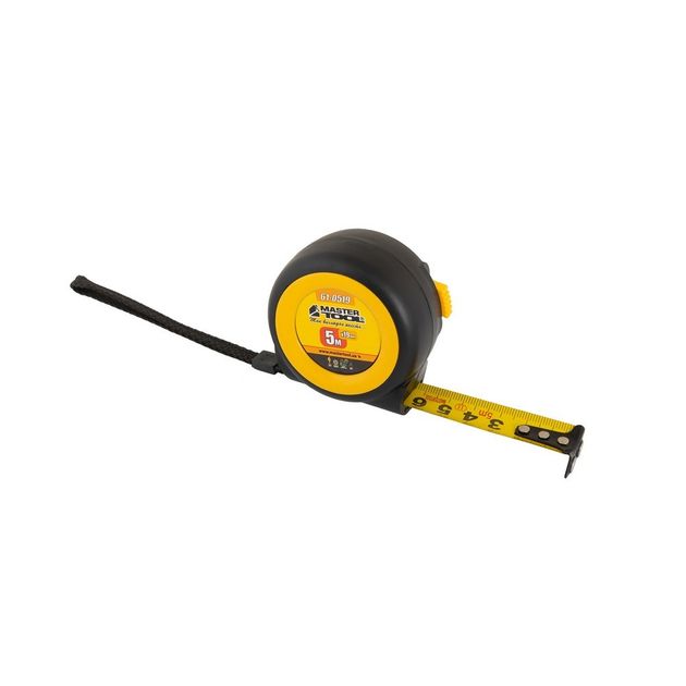 Рулетка MASTERTOOL 5 м с магнитами и автоматическим фиксатором, фото  | SNABZHENIE.com.ua