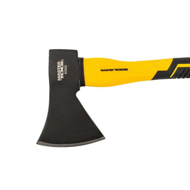 Топор MASTERTOOL 800 г HRC 50, рукоятка фібергласова 370 мм, 05-0905, фото , зображення 2 | SNABZHENIE.com.ua Топор MASTERTOOL 800 г HRC 50, рукоятка фібергласова 370 мм, 05-0905, фото , зображення 2 | SNABZHENIE.com.ua