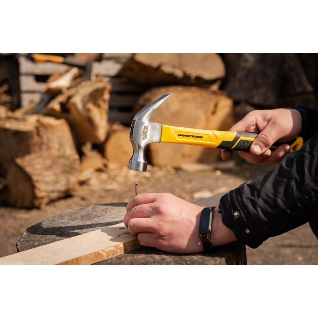 Молоток столярний MASTERTOOL 450 г HRC50, рукоятка фібрагласова 300 мм 02-0914, фото , зображення 5 | SNABZHENIE.com.ua Молоток столярний MASTERTOOL 450 г HRC50, рукоятка фібрагласова 300 мм 02-0914, фото , зображення 5 | SNABZHENIE.com.ua