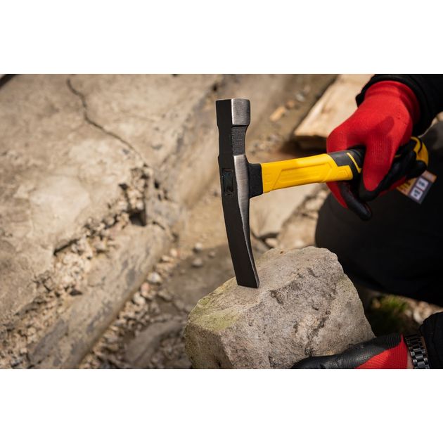 Молоток каменщика MASTERTOOL 510 г с фибергласовой рукояткой 300 мм, фото , изображение 5 | SNABZHENIE.com.ua