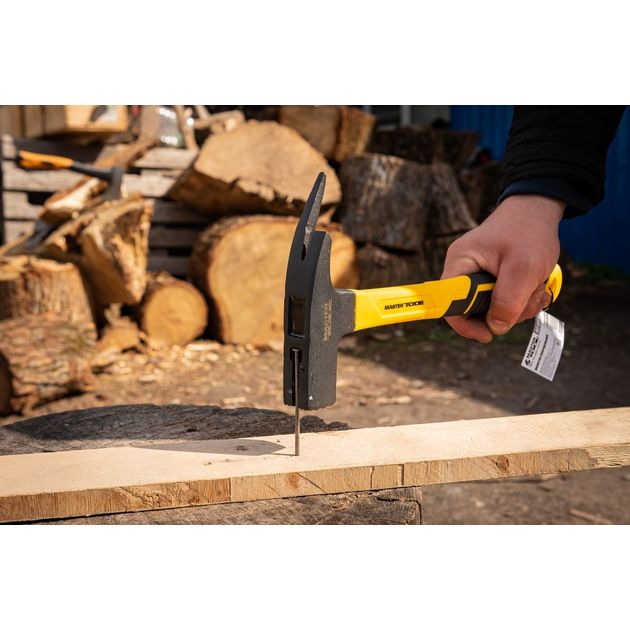 Молоток кровельний MASTERTOOL 600 г HRC50 рукоятка фібергласова 300 мм 02-0920, фото , зображення 6 | SNABZHENIE.com.ua Молоток кровельний MASTERTOOL 600 г HRC50 рукоятка фібергласова 300 мм 02-0920, фото , зображення 6 | SNABZHENIE.com.ua