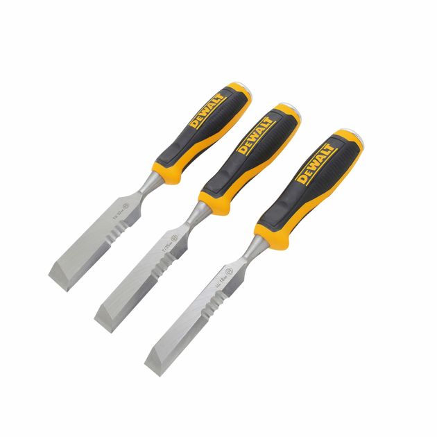 Набор стамесок DeWALT, 3 шт, лезвия 150 мм, боковая кромка, фото  | SNABZHENIE.com.ua