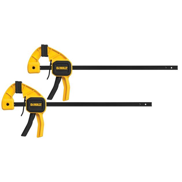 Струбцины триггерные DeWALT 63 кг, 2 шт, модель DWHT0-83158, фото  | SNABZHENIE.com.ua