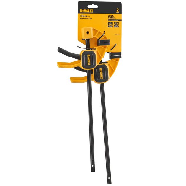 Струбцины триггерные DeWALT 63 кг, 2 шт, модель DWHT0-83158, фото , изображение 4 | SNABZHENIE.com.ua Струбцины триггерные DeWALT 63 кг, 2 шт, модель DWHT0-83158, фото , изображение 4 | SNABZHENIE.com.ua