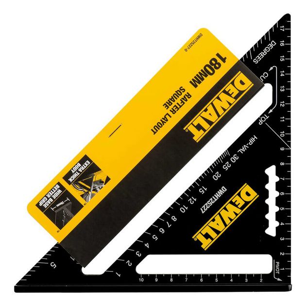 Угольник металлический 180x180 мм DeWALT DWHT25227-0 для кровли, фото  | SNABZHENIE.com.ua
